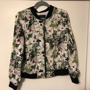 Floral sanctuary bomber jacket | Poshmark