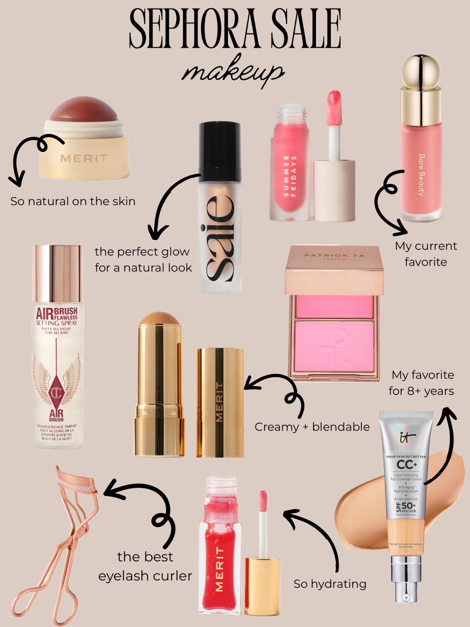 Sephora sale — my makeup picks!

#LTKFindsUnder100 #LTKSaleAlert #LTKBeauty