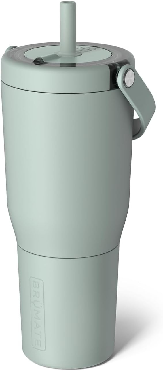 BrüMate Resa 35oz 100% Leakproof Travel Tumbler with Handle & Straw | Flexible SoftSip Straw | S... | Amazon (US)