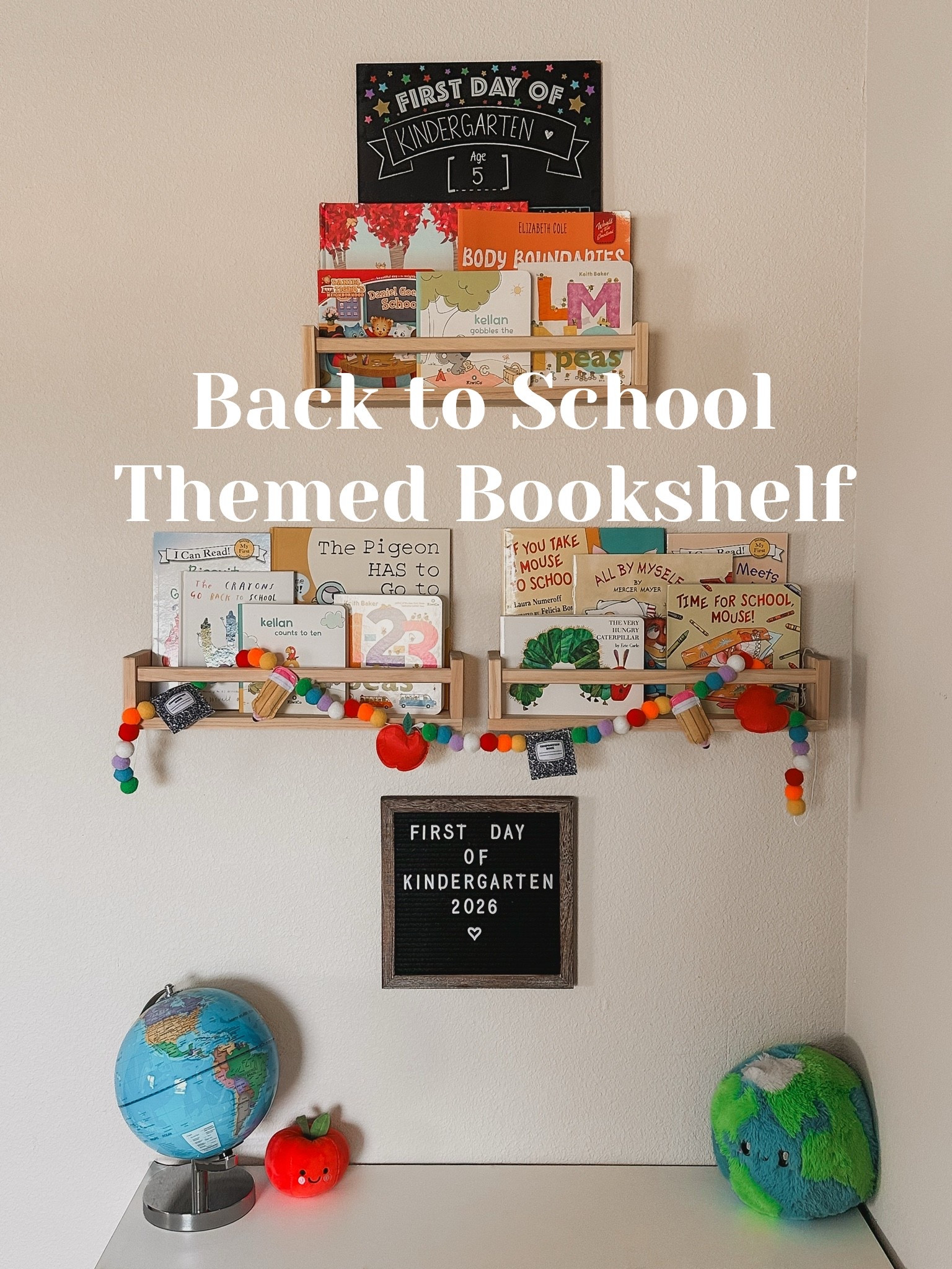 One of my favorite things that I’ve started doing this year for homeschooling is putting together a themed bookshelf along with themed activities and since we’ve officially made it to kindergarten I wanted to go big on the back to school theme even though we never really stop because we homeschool year-round ￼

#LTKmomlife #LTKdayinmylife #LTKKids
