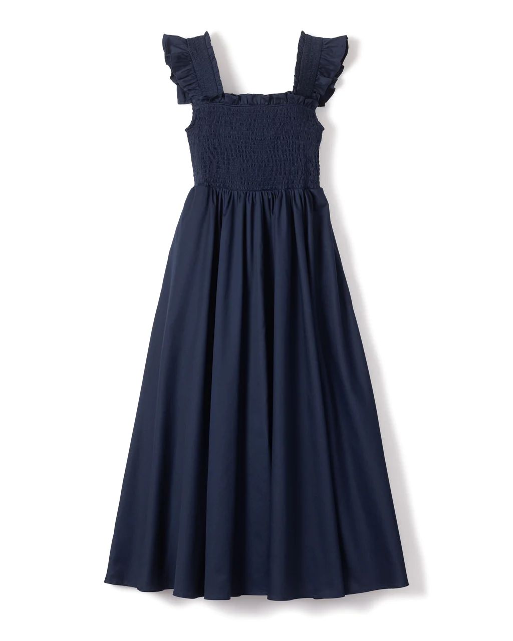 Women's Navy Twill Margaux Dress | Petite Plume