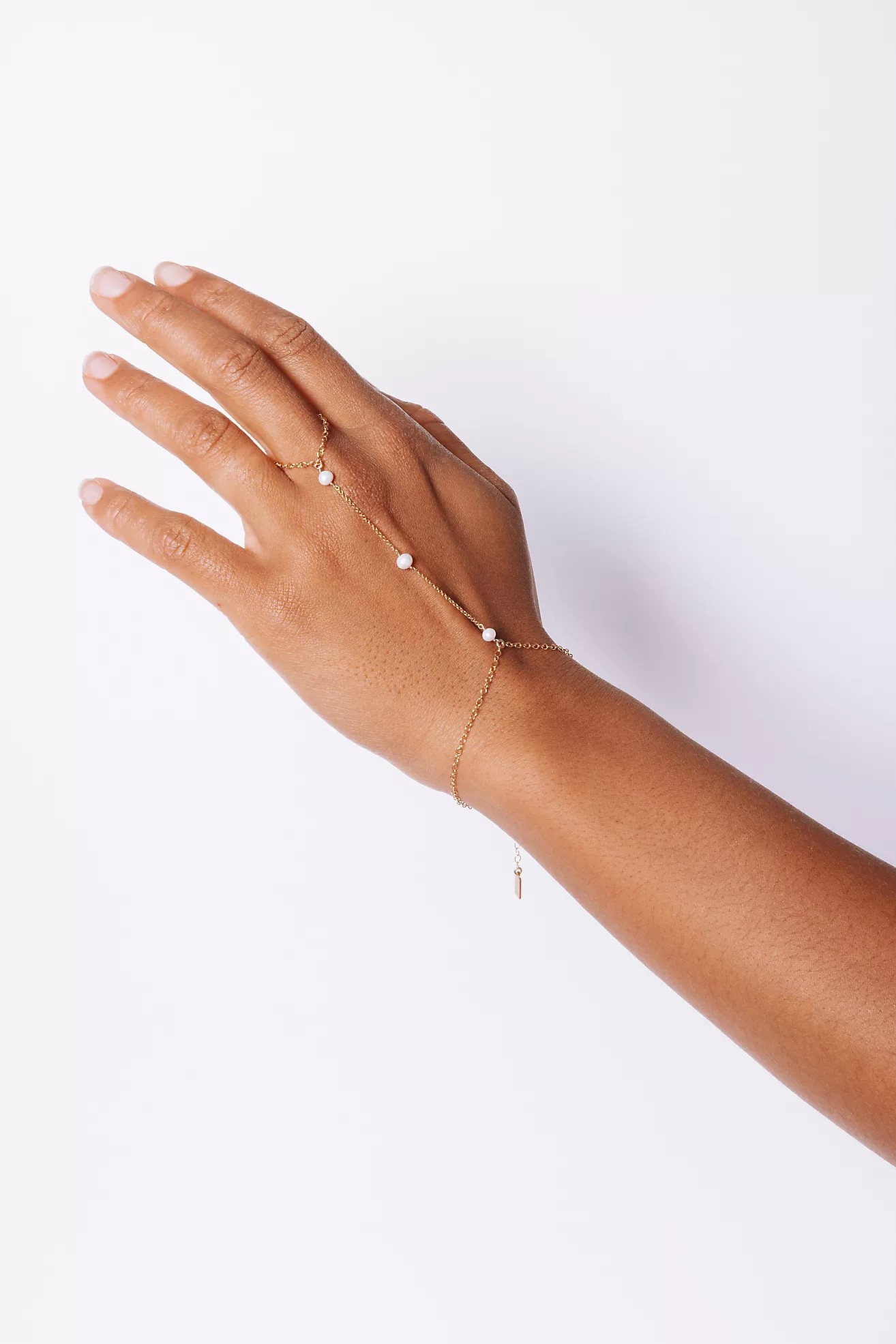 Set & Stones Bobbi Pearl Hand Chain | Anthropologie (US)