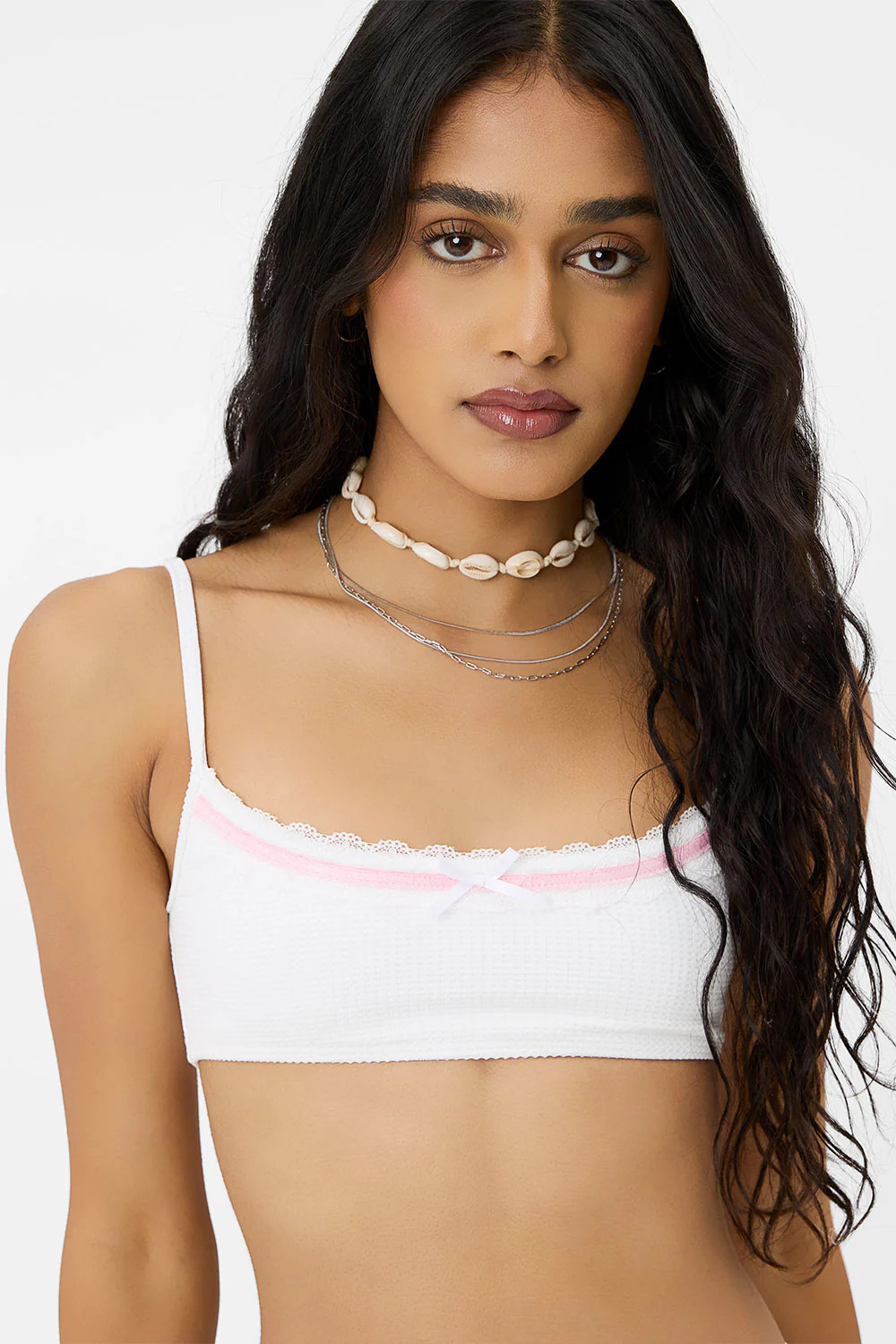 x GIGI HADID Dallas Waffle Bralette Bikini Top - Dandelion | Frankies Bikinis