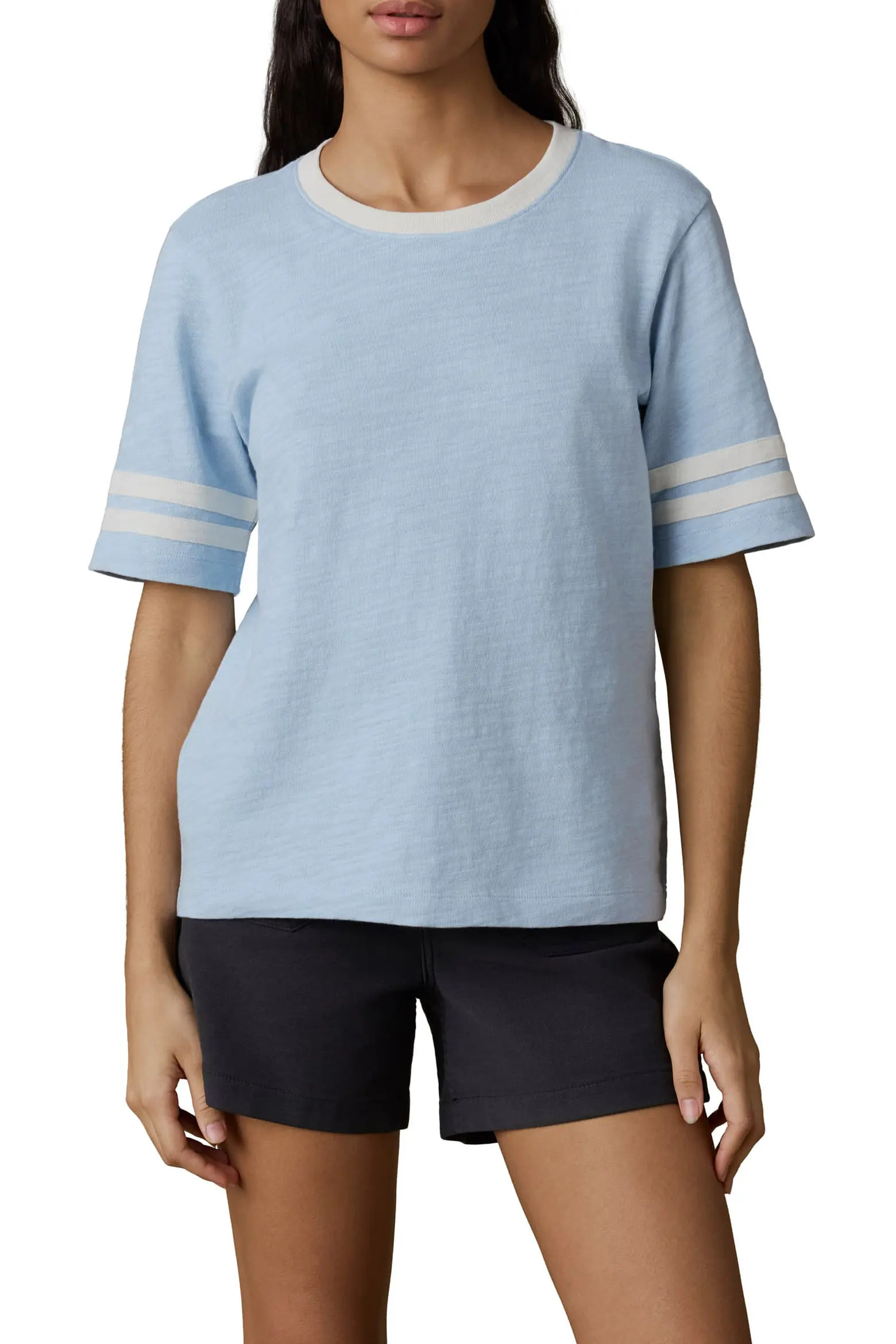 Sunwashed Varsity Organic Cotton Slub T-Shirt (Women) | Nordstrom | Nordstrom