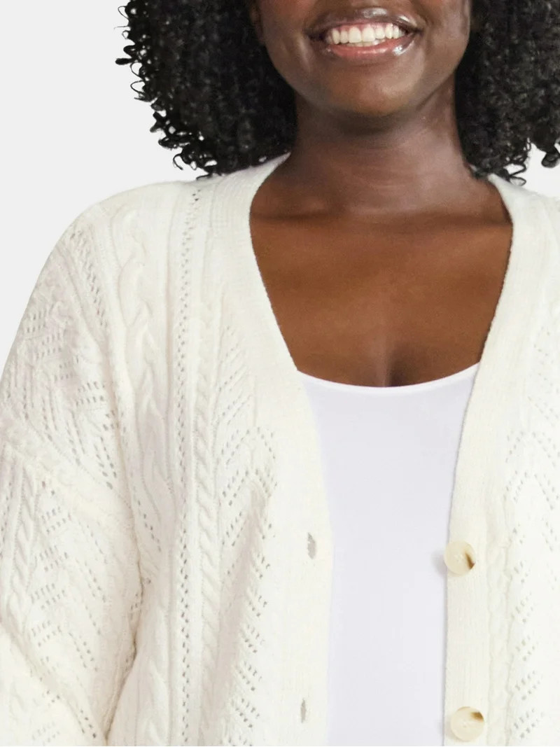 Time and Tru Boyfriend Cardigan | Walmart (US)