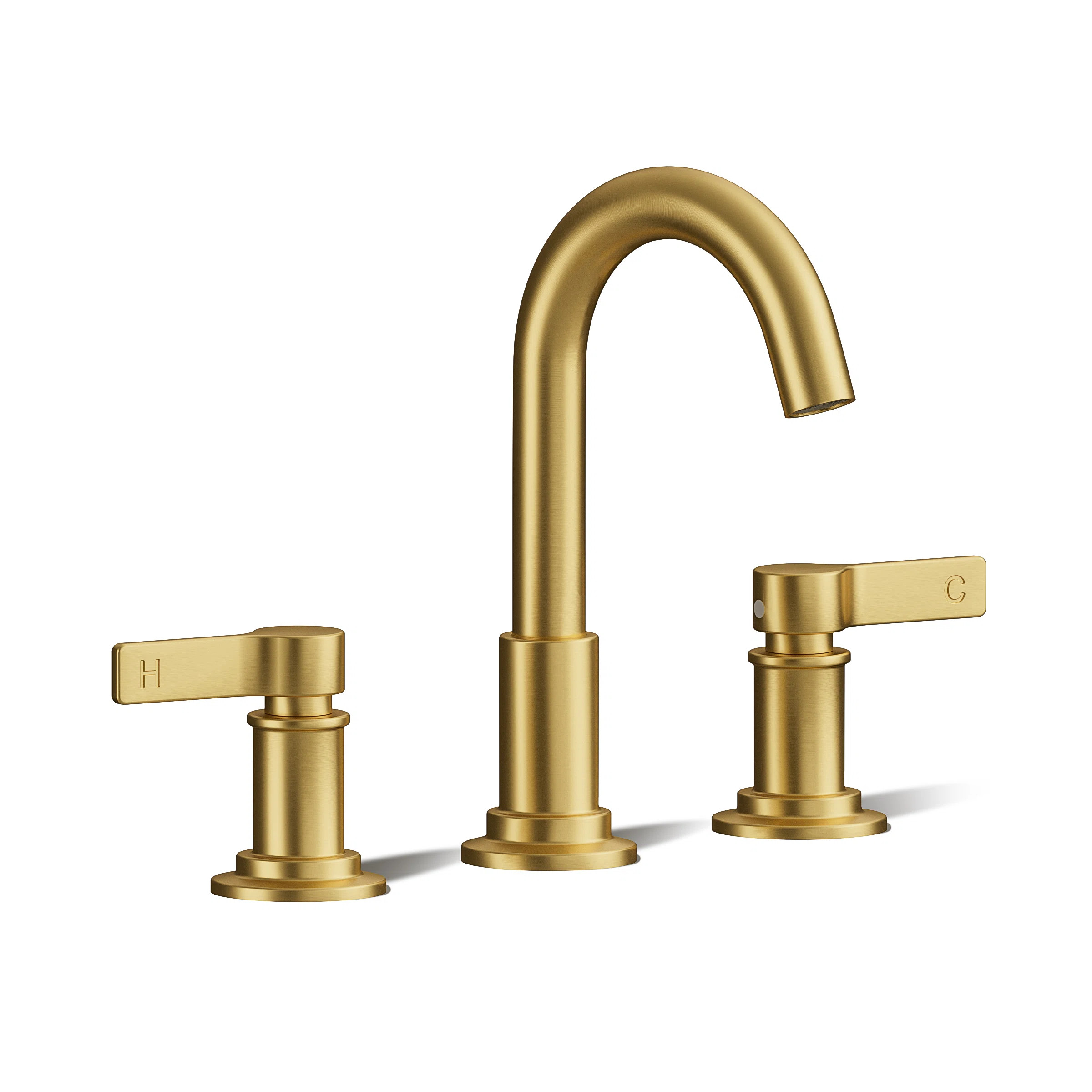 Widespread faucet 3 hole, 2-handle Bathroom sink faucet with Drain Assembly | Wayfair North America