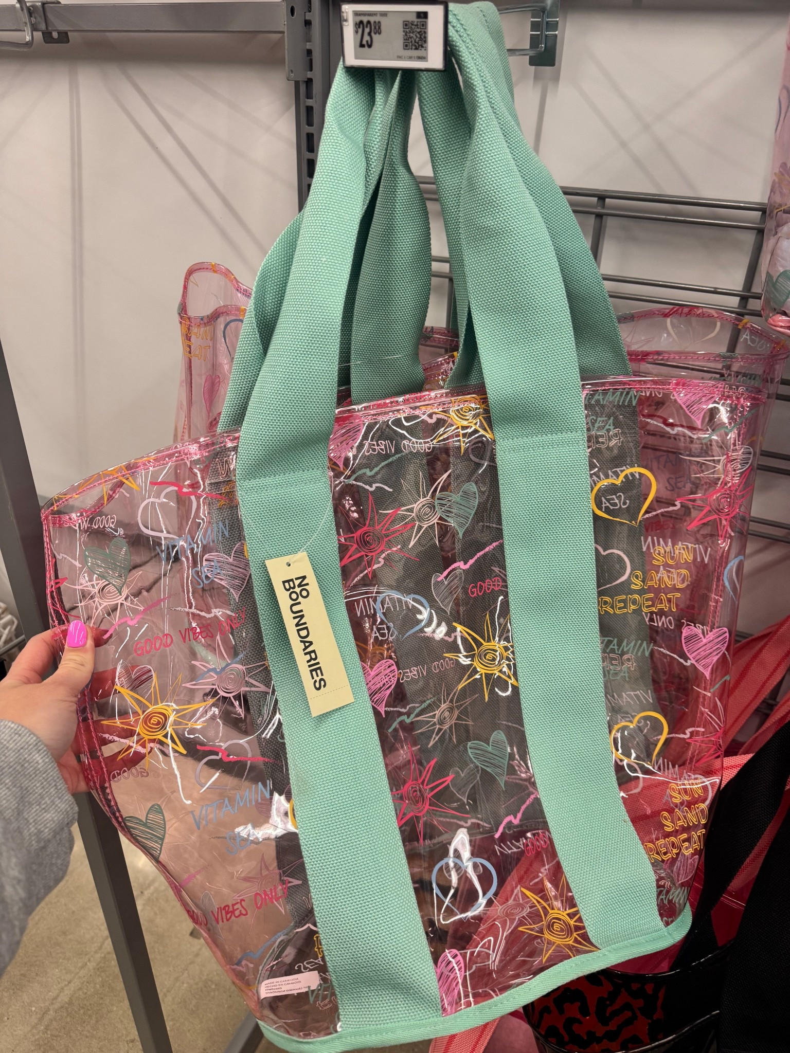 Ok WalMart! I’m ready to head for the beach!  I love these bags! How cute are the smaller ones.  It’s an ADD TO CART item! 