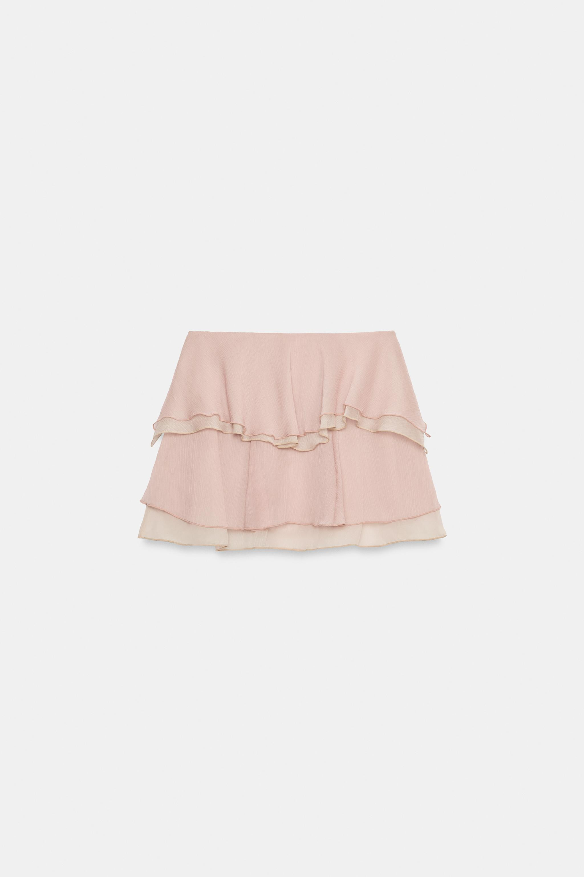 MINI JUPE \u00c0 VOLANTS | Zara US