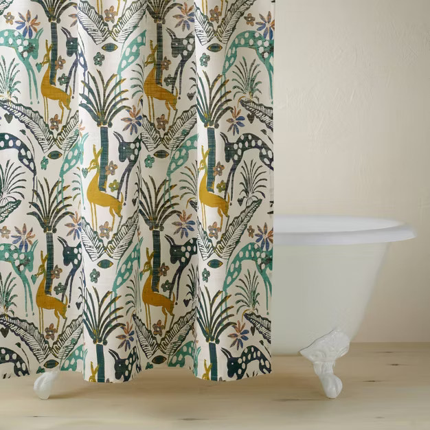 Jungle Print Shower Curtain - Opalhouse™ designed with Jungalow™ | Target