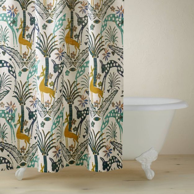 Jungle Print Shower Curtain - Opalhouse™ designed with Jungalow™ | Target