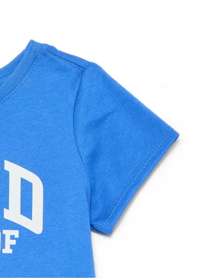 Wonder Nation Toddler Girls Tee with Short Sleeves, Sizes 18M-5T | Walmart (US)