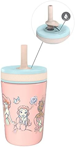Zak Designs Disney Princess Kelso Toddler Cups For Travel or At Home, 12oz Vacuum Insulated Stain... | Amazon (US)