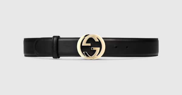 Belt with Interlocking G buckle | Gucci (US)