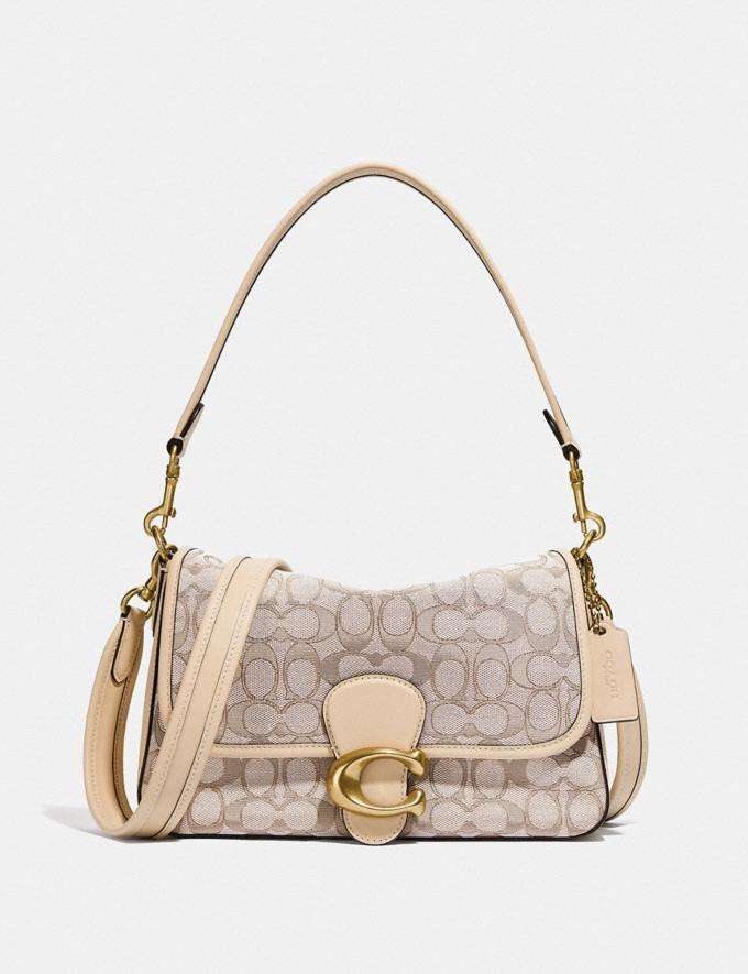 soft tabby shoulder bag in signature jacquard | Coach (UK)