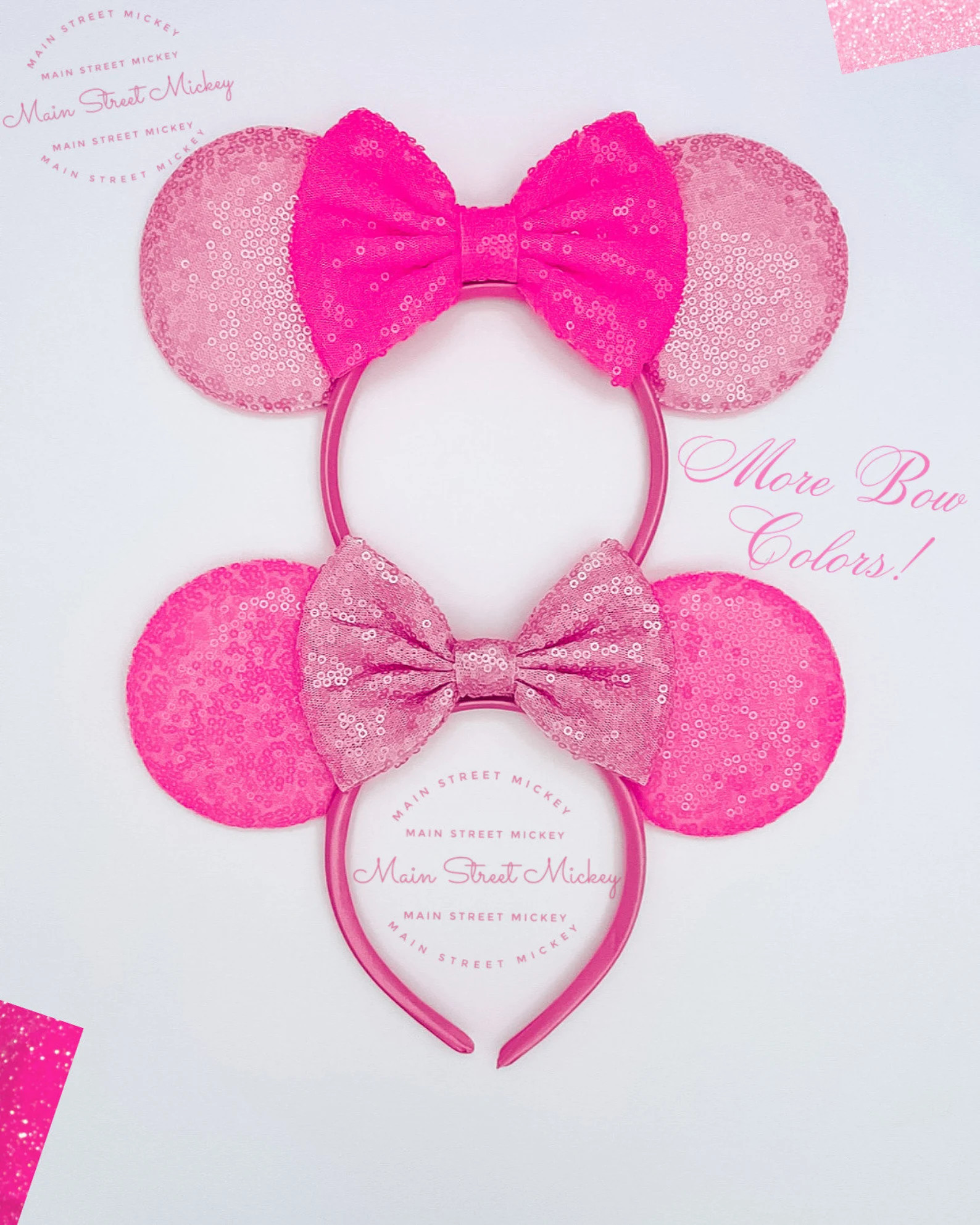 Minnie Mouse Ears All Ages, Disney Ears for Adults and Kids, Choose Ear and Bow Color, Minnie Ear... | Etsy (US)