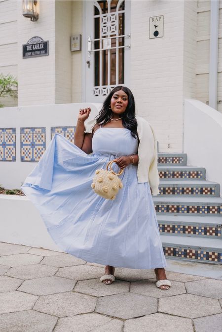 I found the cutest dress from Target for only $28! I’m wearing a size 20 and this dress goes up to size 26🤍  Did I mention she comes in other colors too?✨

#plussizefashion #weddingguestdresses #plussizespringdresses

#LTKfindsunder50 #LTKSeasonal #LTKplussize