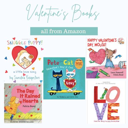 Valentine’s Day books for kids. Amazon books for Valentine’s Day 

#LTKkids #LTKbaby #LTKSeasonal