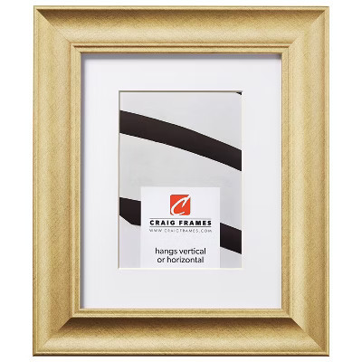 Craig Frames champagne gold vintage revival picture frame 8.5x11