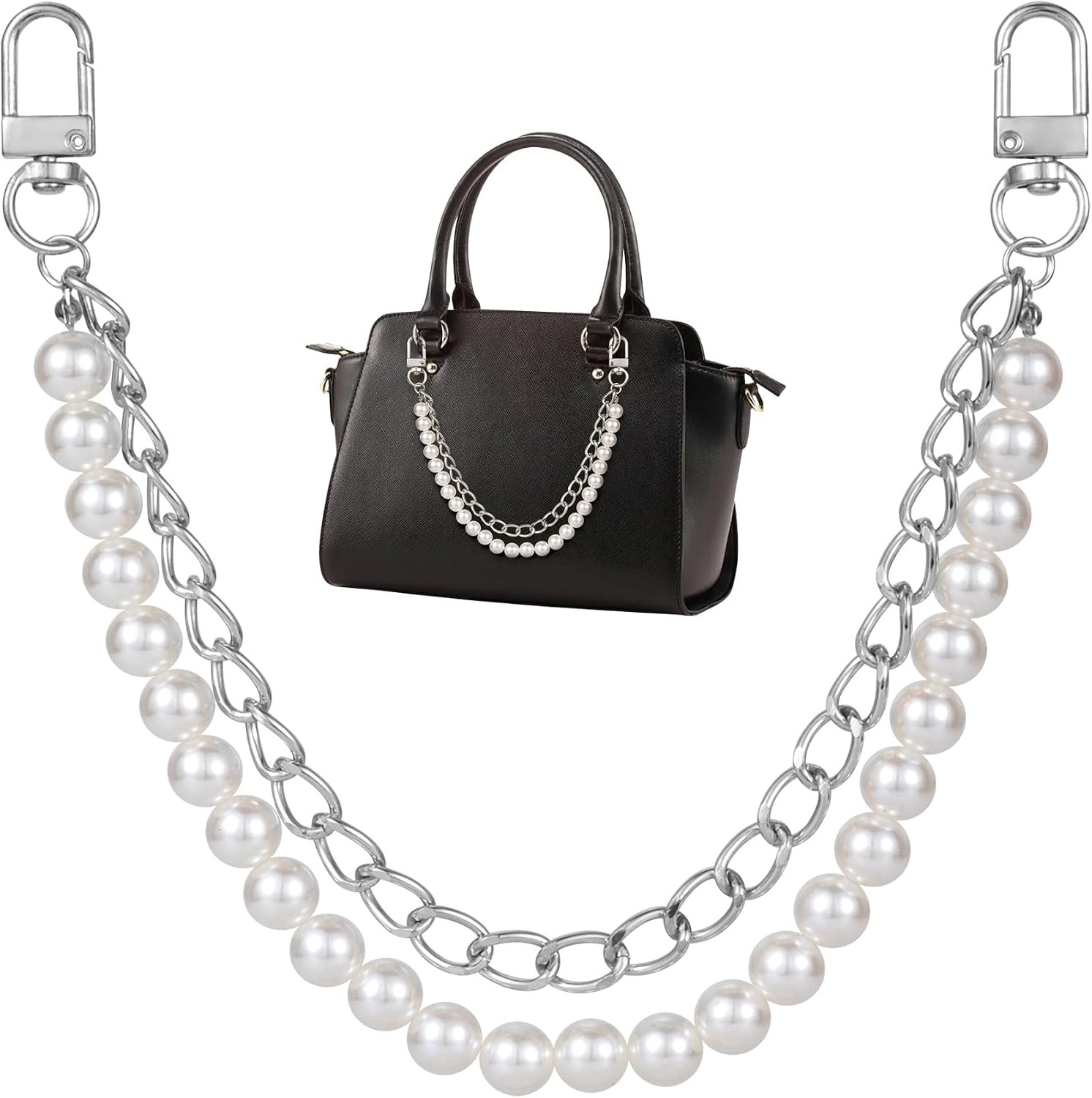 Purse Chain Extender, Handbag Straps, Short Tote Chain Charm | Amazon (US)