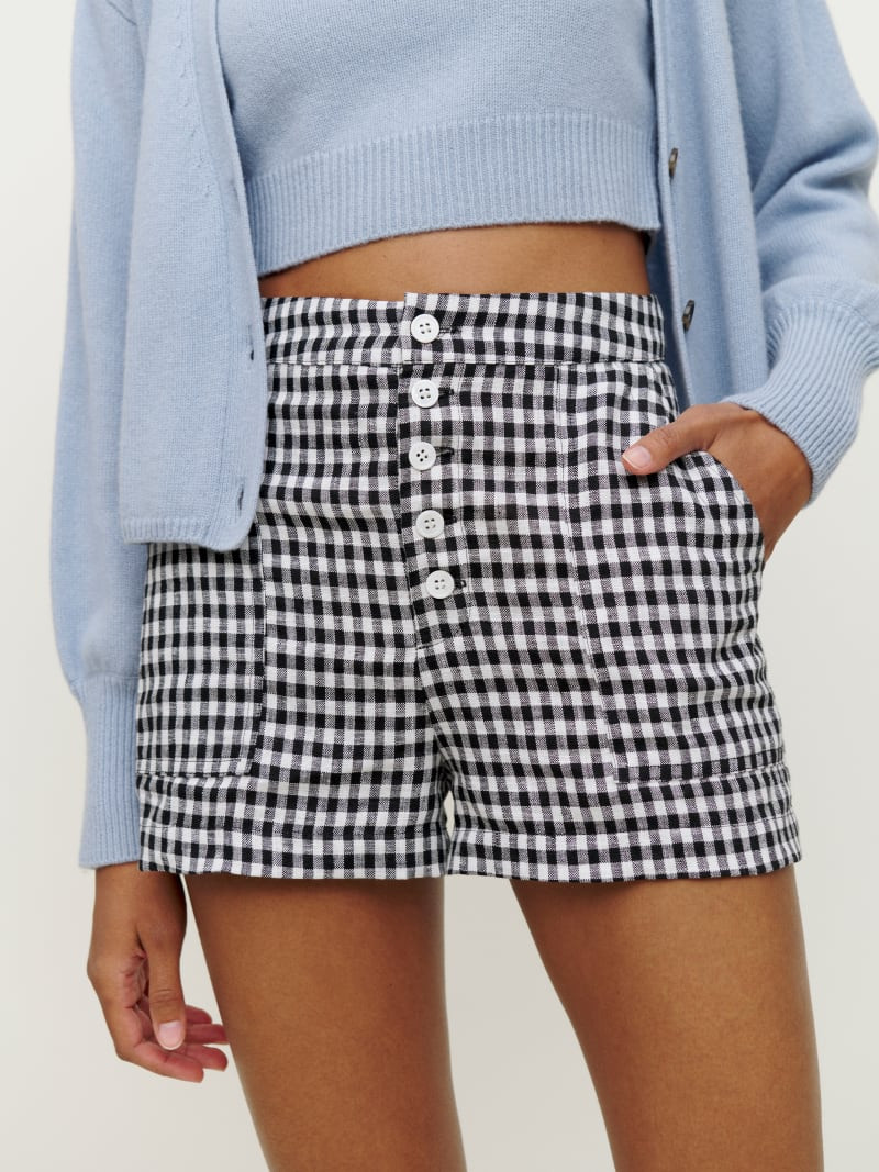 Keys Linen Short | Reformation (Global)