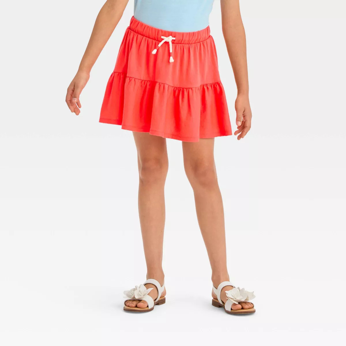 Girls' Knit Tiered Skort - Cat & Jack™ | Target