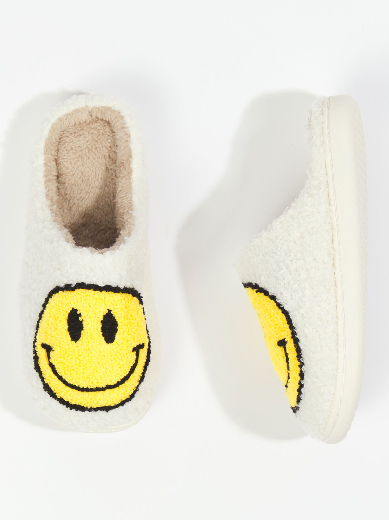 Smiley Face Slippers | Altar'd State