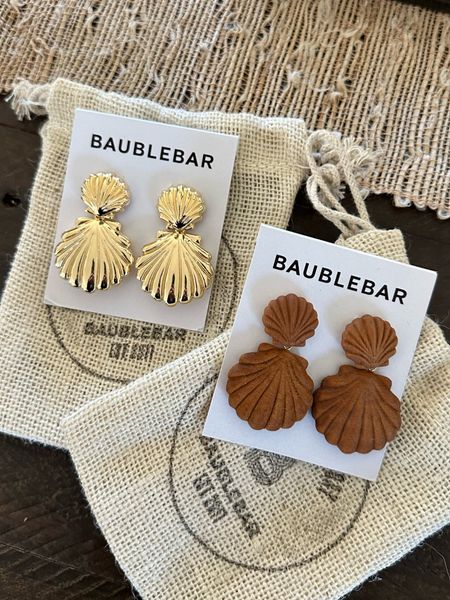 I am in love with these new Baublebar shell statement earrings! Perfect for spring and summer!

#LTKstyletip #LTKSeasonal #LTKfindsunder50