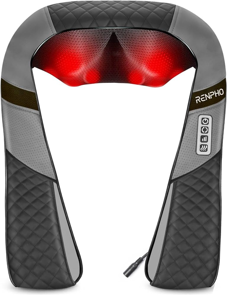 RENPHO Neck Massager, [2025 Upgraded] Shiatsu Neck and Back Massager, 5D Kneading Neck Massager f... | Amazon (US)