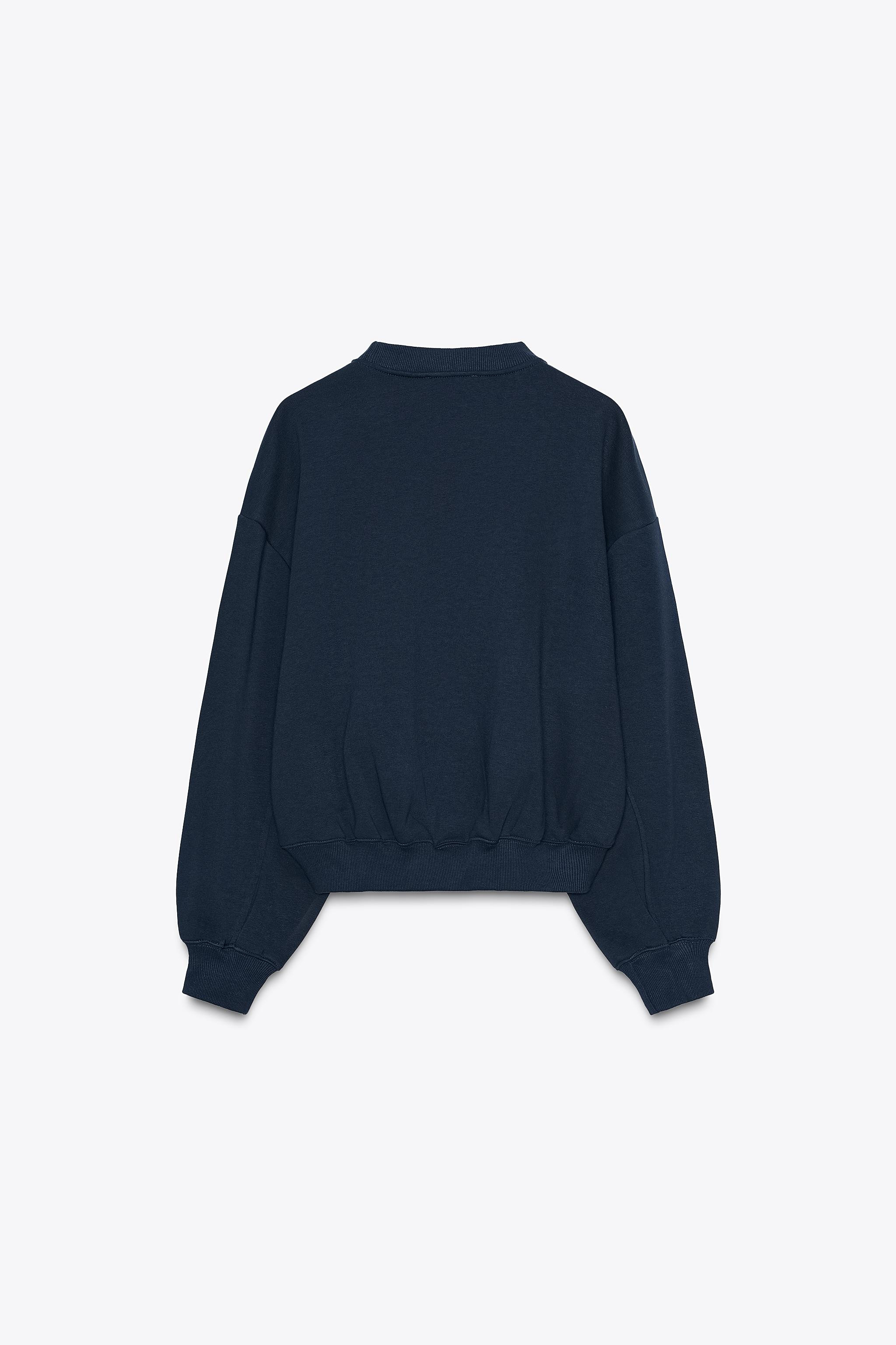 BASIC PLUSH SWEATSHIRT | Zara UK
