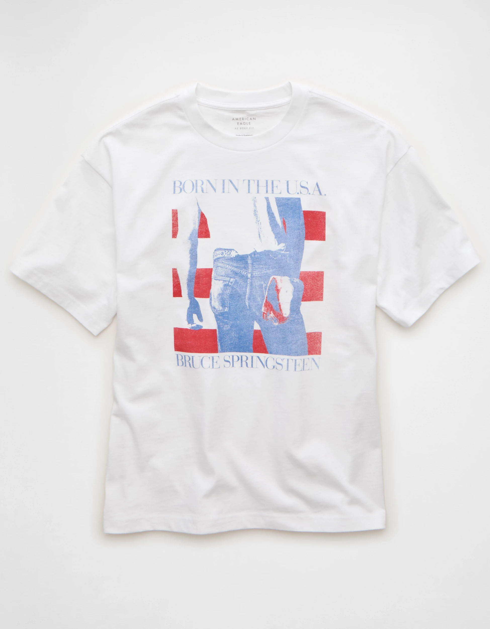 AE Boxy Bruce Springsteen Graphic T-Shirt | American Eagle Outfitters (US & CA)