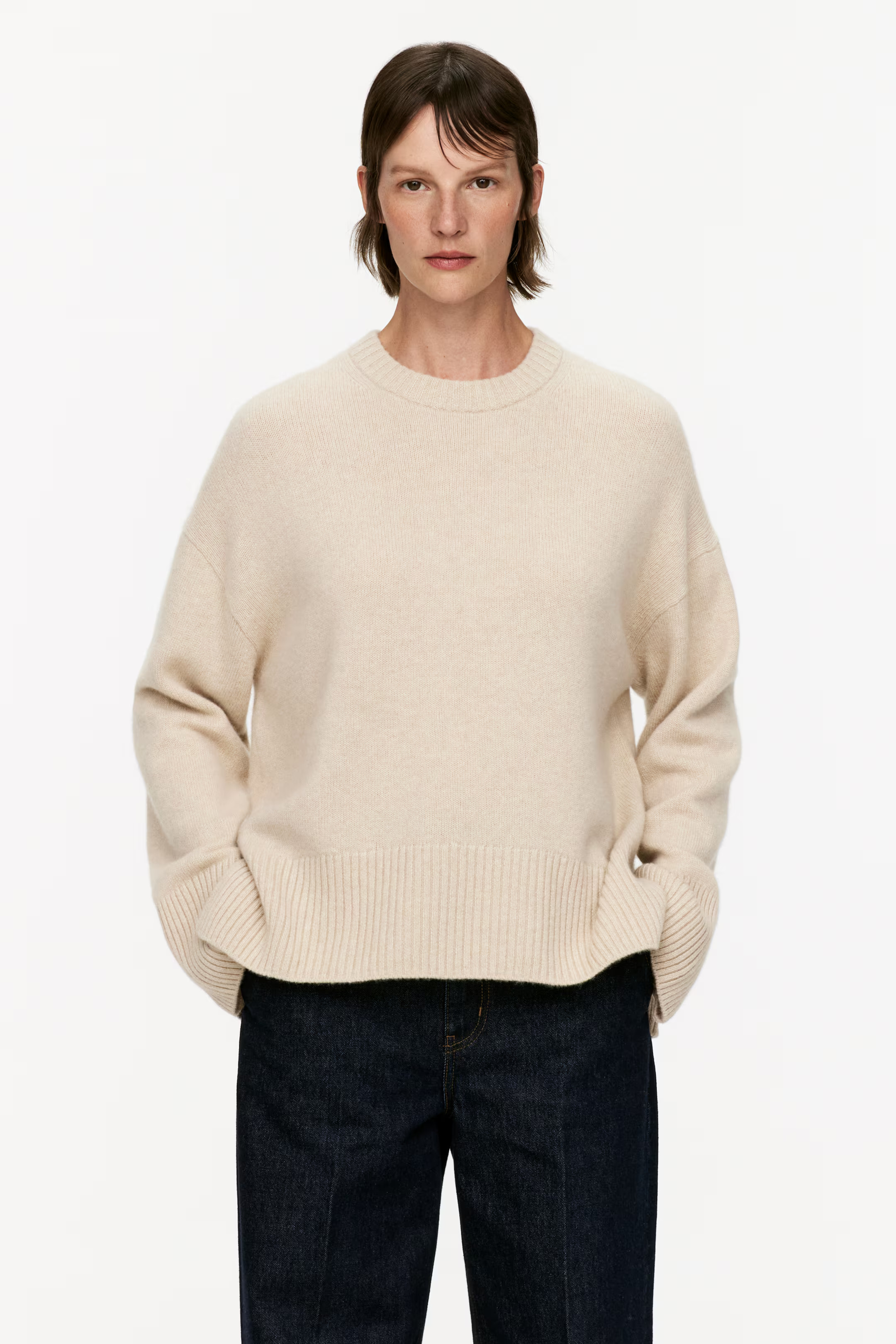 Relaxed Cashmere-Wool Jumper | H&M (UK, MY, IN, SG, PH, TW, HK)