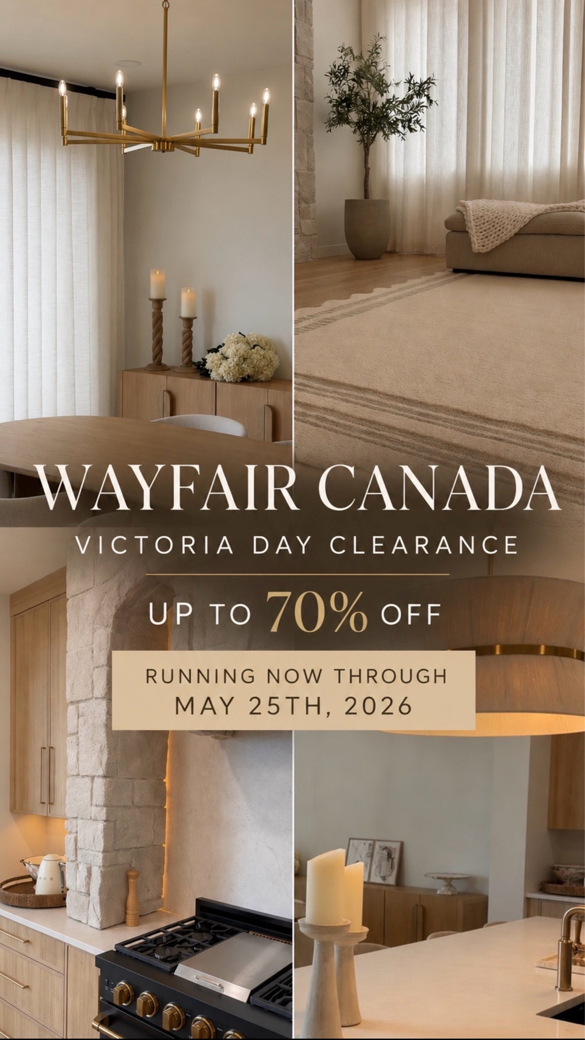 Shop everything we love during the @wayfaircanada @Wayfair Victoria Day Clearance for up to 70% off from now until May 25, 2026!! #WayfairCAPartner #WayfairCAHome

#LTKcanada
