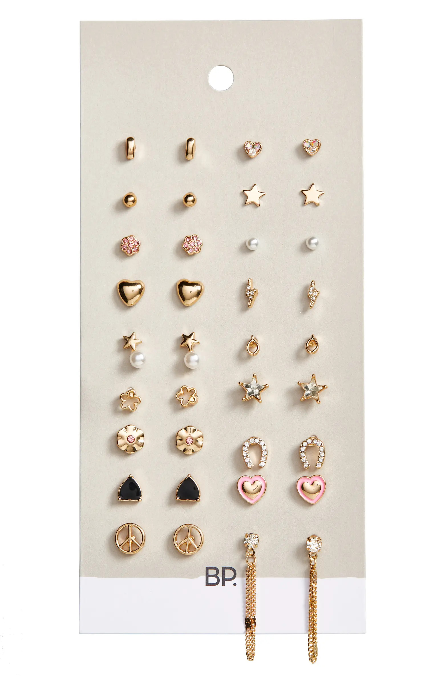 BP. Set of 20 Stud Earrings | Nordstrom | Nordstrom