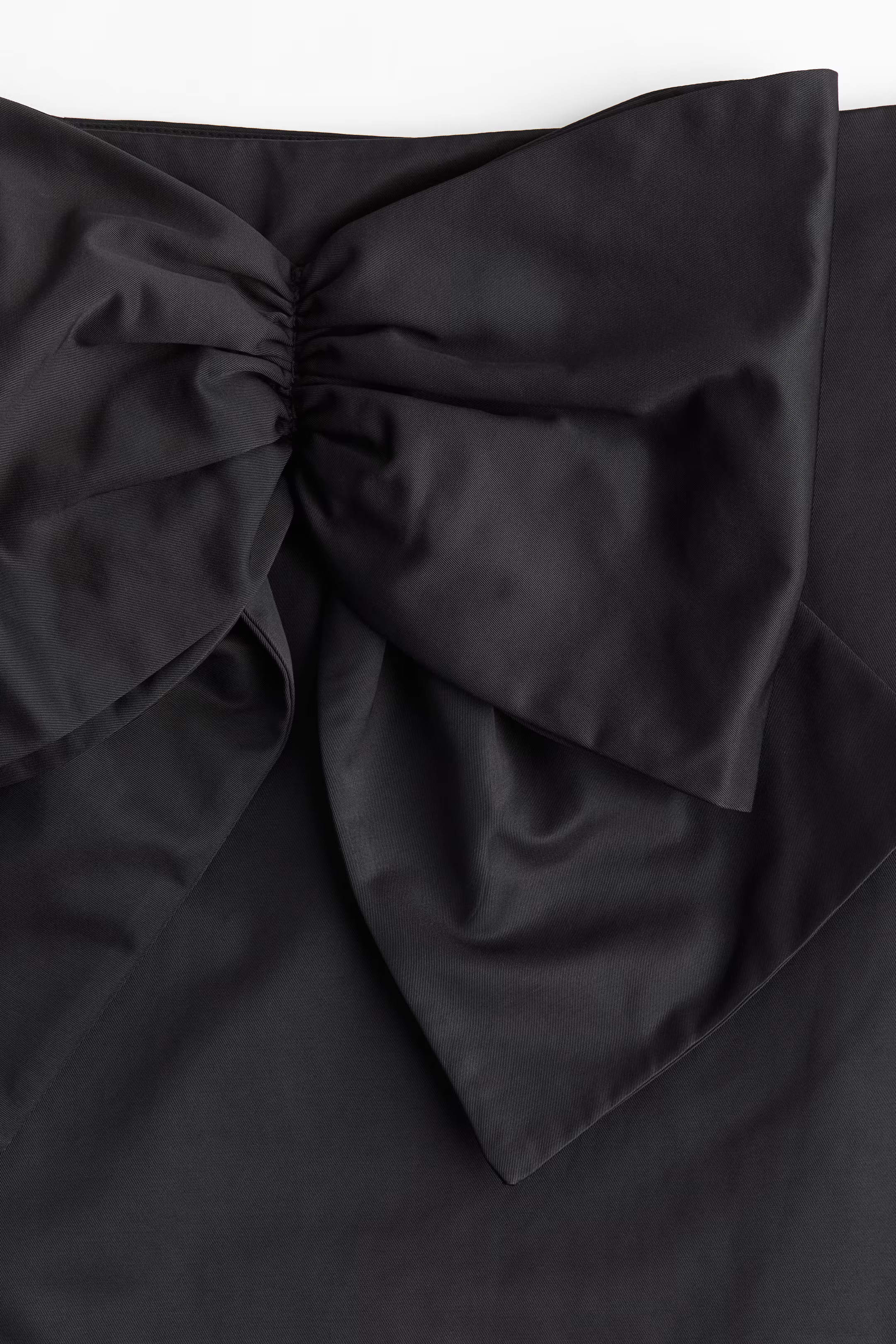 Bow-Front Mini Skirt - Black - Ladies | H&M CA | H&M (US + CA)