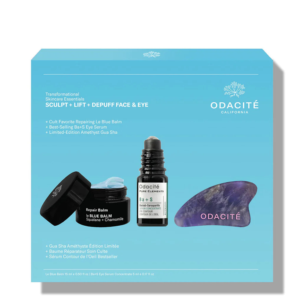 Odacite Sculpt + Lift + Depuff Face & Eye Set | Natural Beauty Gifts | Content Beauty