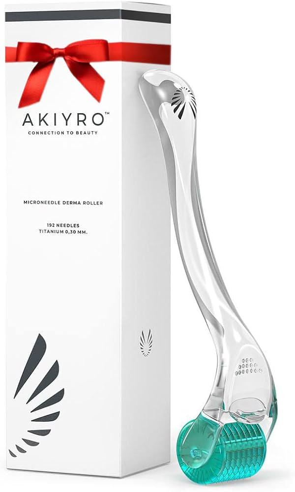 Derma Roller Titanium - 0.30mm Microderm Roller - Microneedle Roller with Case-Personal Use Micro... | Amazon (US)