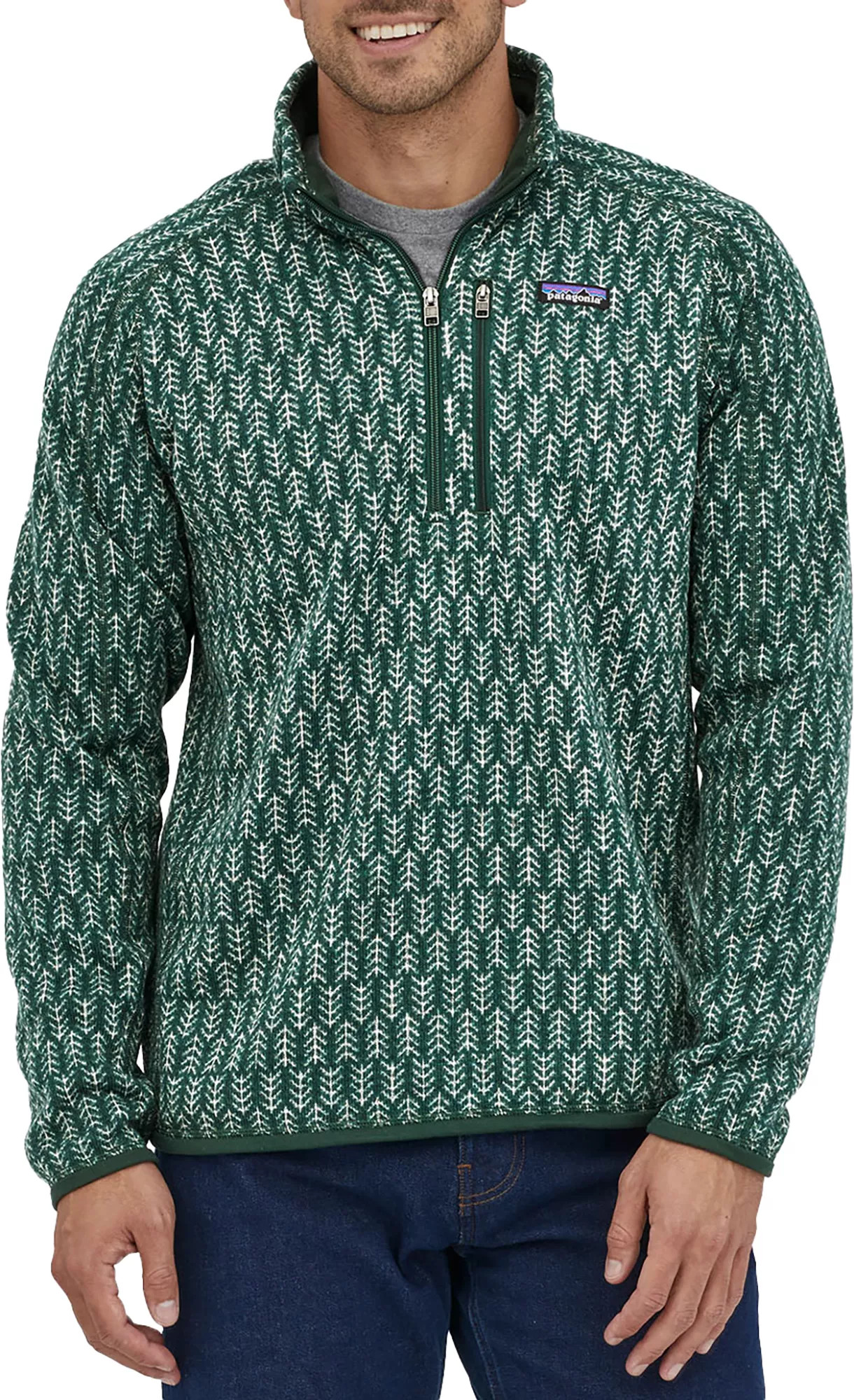 Patagonia Men's Better Sweater 1/4 Zip Pullover, XXL, Pine Knit/Northern Green | Dick's Sporting Goods