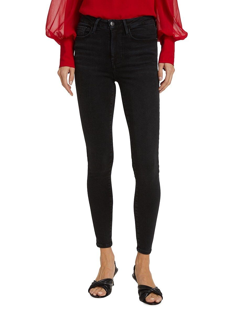 Frame Women's Le One Skinny Jeans - Black - Size 2 (30-34) | Saks Fifth Avenue OFF 5TH