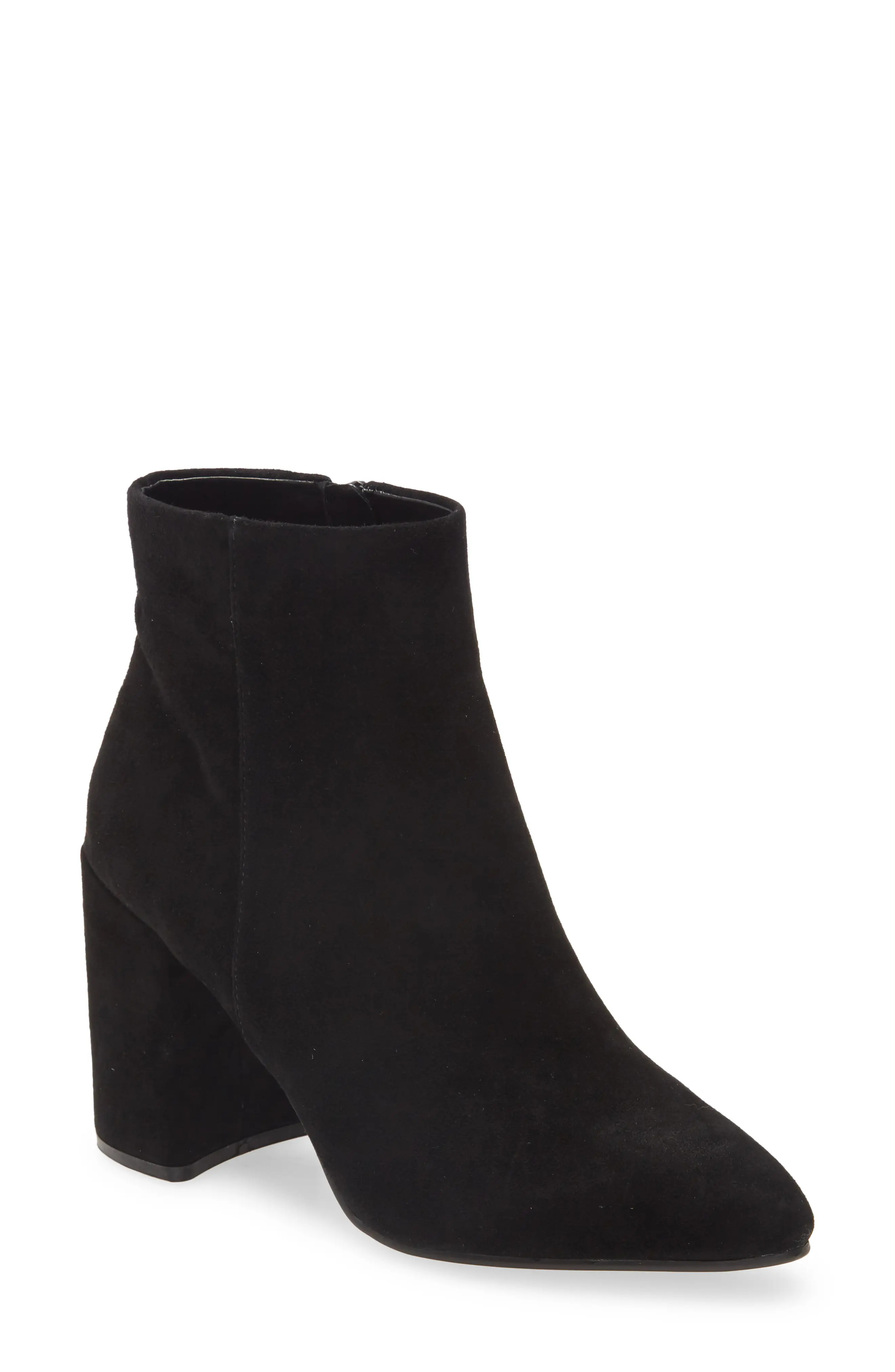 Women's Steve Madden Therese Block Heel Bootie, Size 7 M - Black | Nordstrom