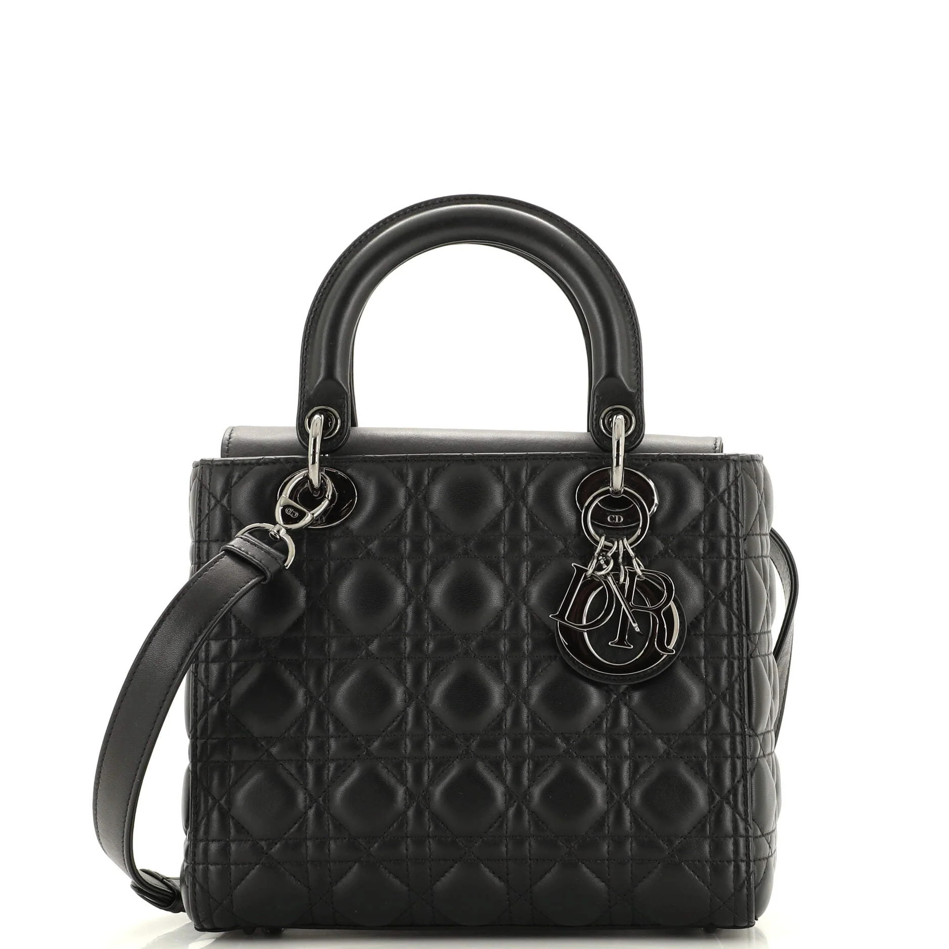 Lady Dior NM Bag Cannage Quilt Lambskin Medium | Shop Simon