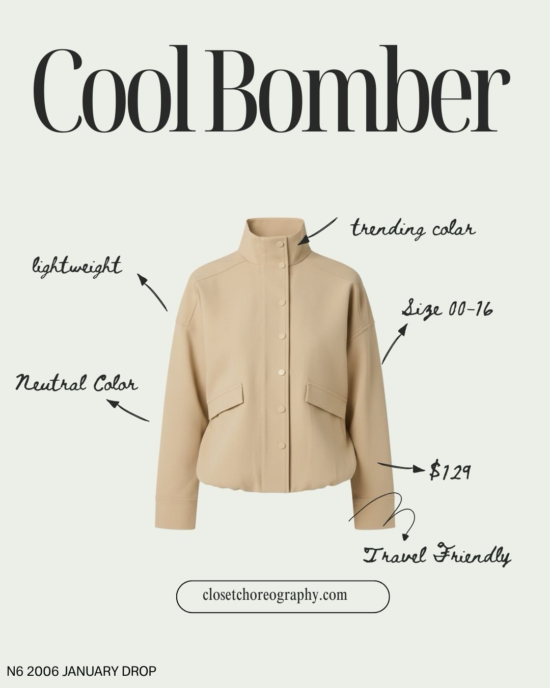 The Nordstrom 6
26 January Drop

Get the full edit and style tips on the closetchoreography.com.
More monthly here on Instagram.