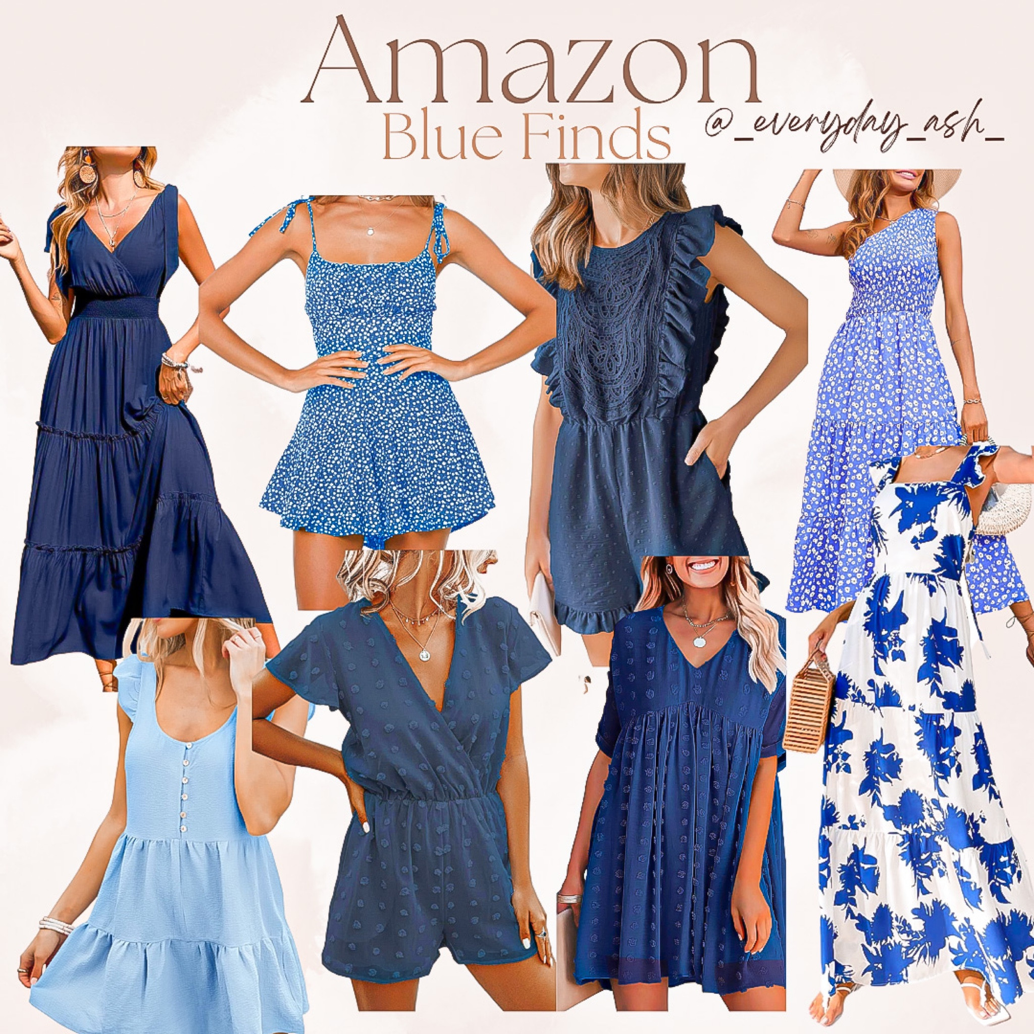 Blue Finds from Amazon 🤍💙

These dresses and rompers are perfect for spring and summer ! From graduation to vacations ! Dress them up or down ☺️

Amazon finds, Amazon dress, graduation dress, graduation outfit , blue dress, blue romper, blue and white dress, blue and white romper, wedding guest dress, floral dress, romper, dress

#LTKstyletip #LTKxPrimeDay #LTKtravel