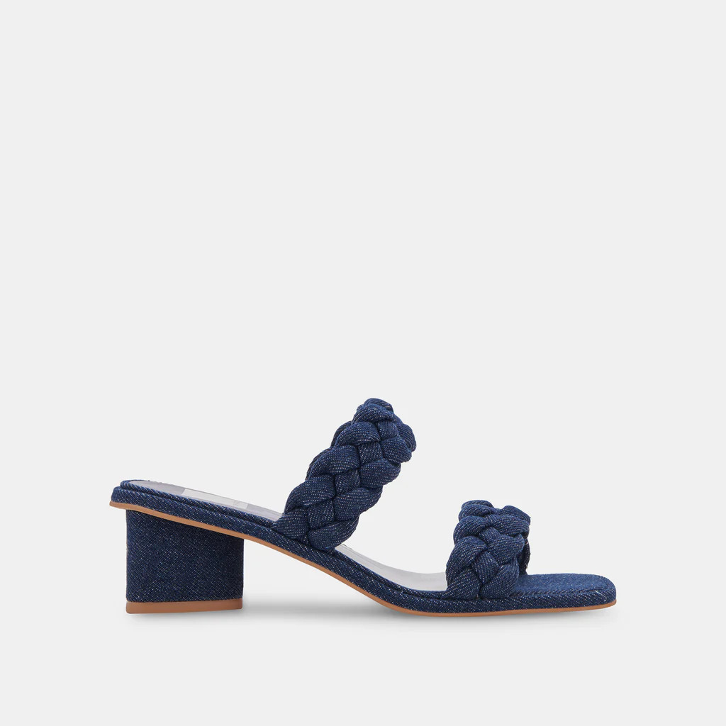 RONIN SANDALS INDIGO DENIM | DolceVita.com