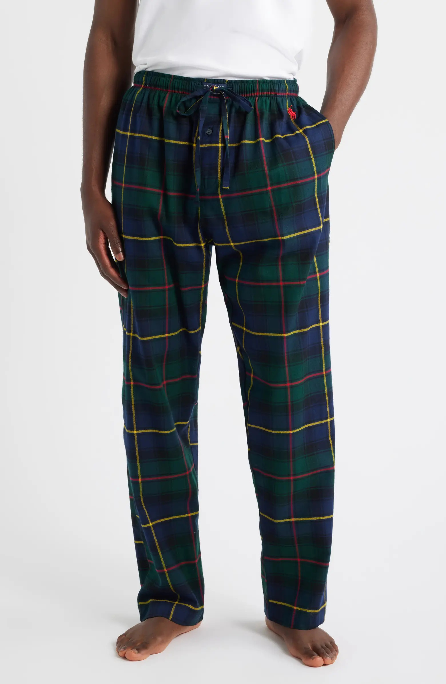 Yarn Dyed Plaid Flannel Pajama Pants | Nordstrom