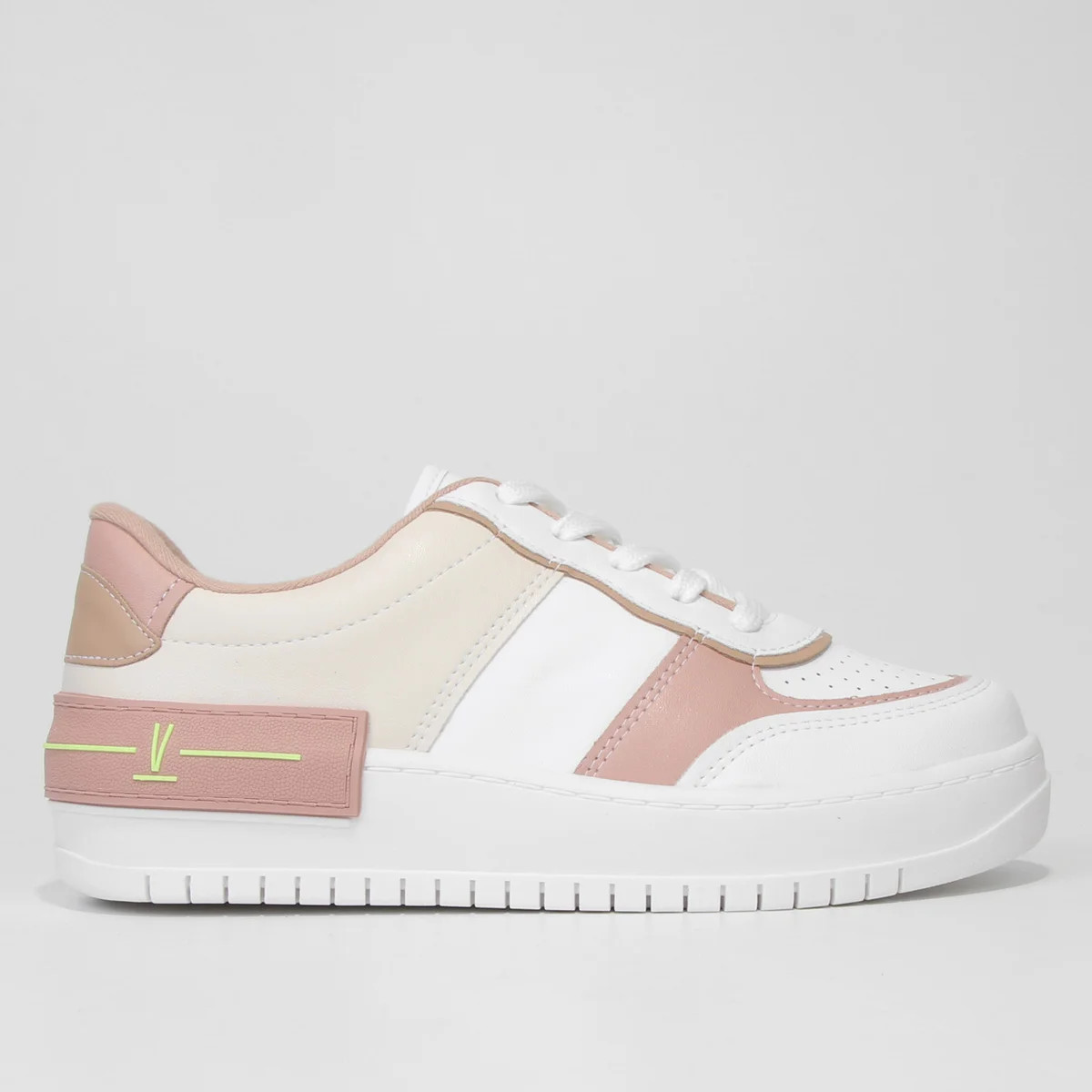 Tênis Vizzano Color Feminino - Branco+Rosa | Zattini (BR)