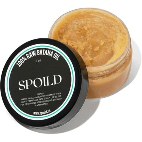 SPOILD Raw Batana Oil for Hair Growth - Sourced from Honduras, Dr. Sebi Approved, Unrefined & 100% Organic - Prevents Hair Loss, Strengthens Hair 2oz | Amazon (US)