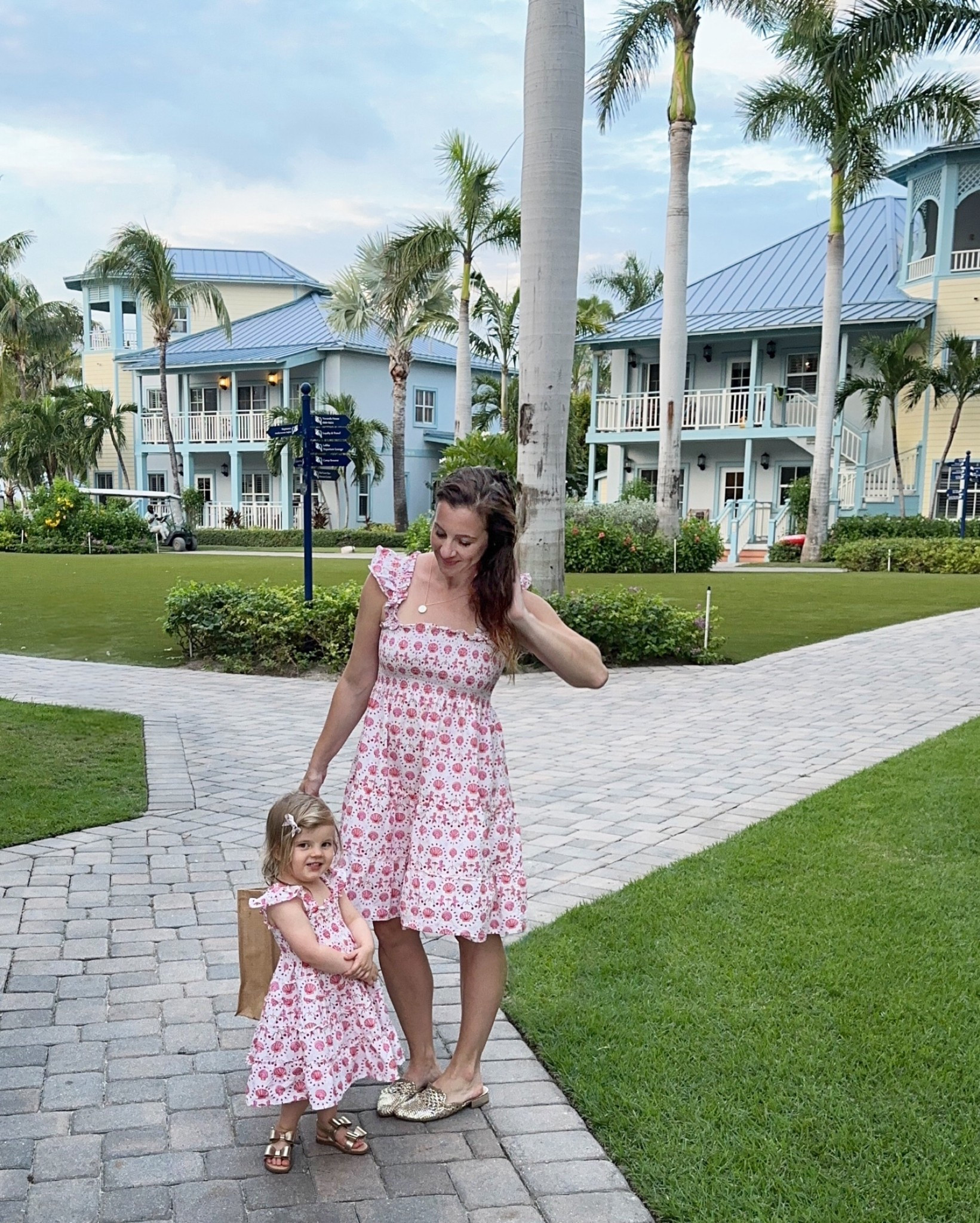 “I love you Mama. Lily fancy. Lily happy.” This is what my favorite girl said right before this photo was taken. And that makes my Mama heart so swell for so many different reasons one of which is our adorable matching Hill House nap dresses! 