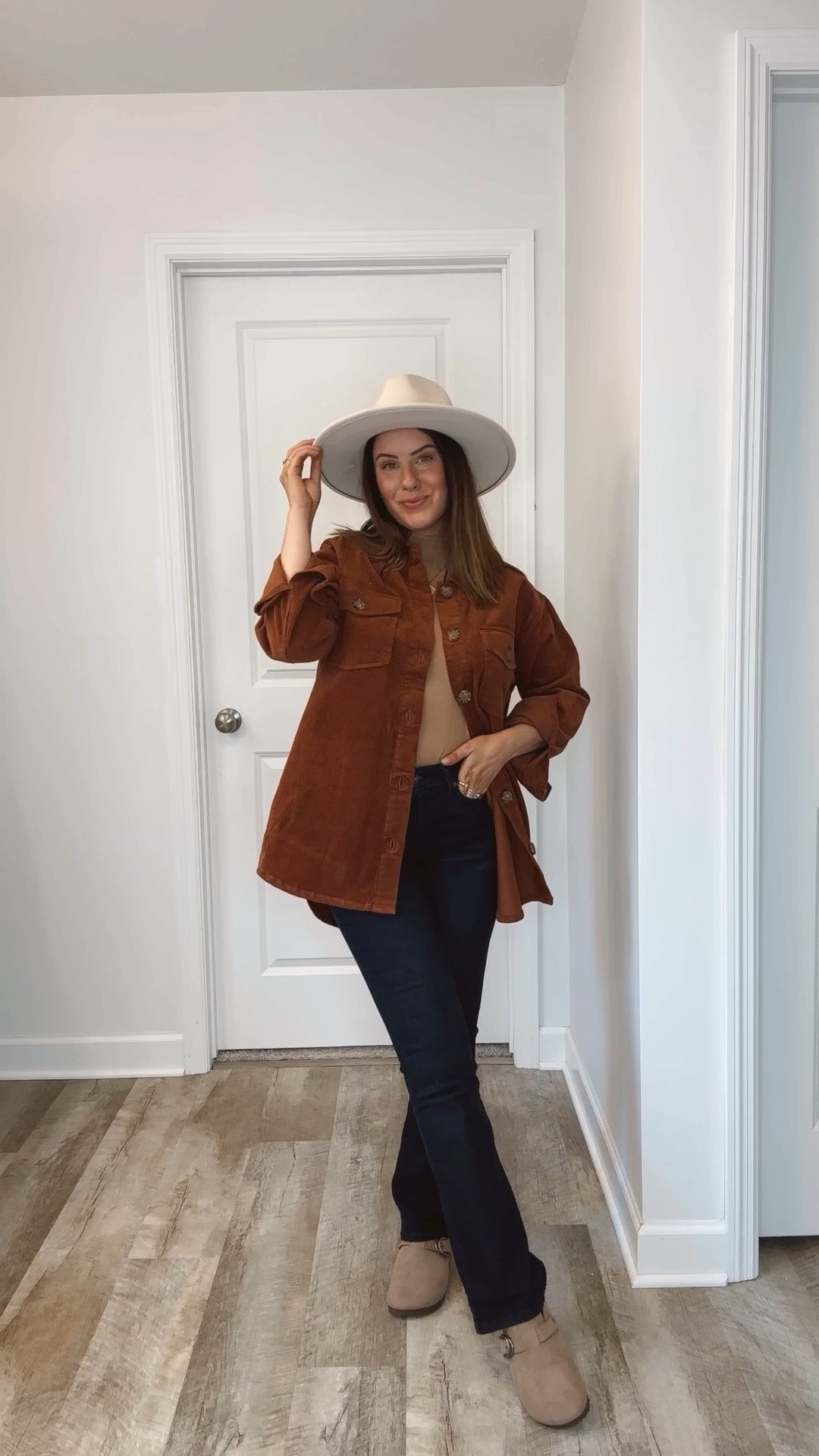 3 fall outfits for transitional weather! 

Wearing M in tops, s in shacket, 8 short in denim, size up .5 in clogs (great Birkenstock lookalike) + sandals tts 

@walmart #walmartpartner #walmartfashion #falloutfit #shacket #walmart

#LTKSeasonal #LTKFind #LTKunder50