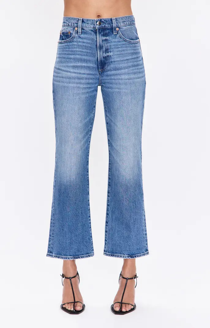 Ally High Waist Crop Bootcut Jeans | Nordstrom