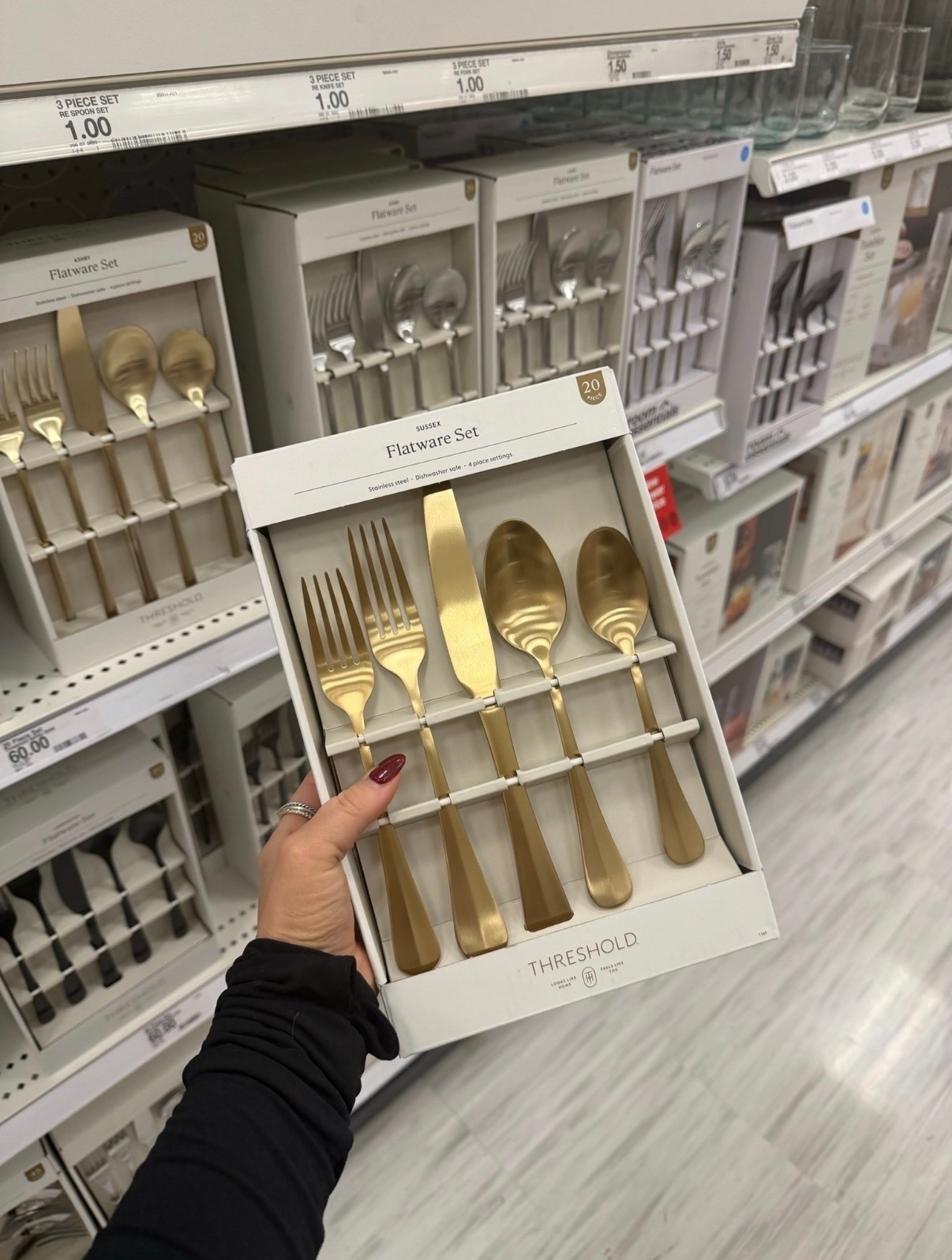 Gold silverware at target and it’s a really good price 🤍✨

#LTKHome #LTKdayinmylife #LTKmomlife